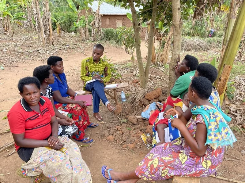A small group during disciple-making training, from the ministry archive.