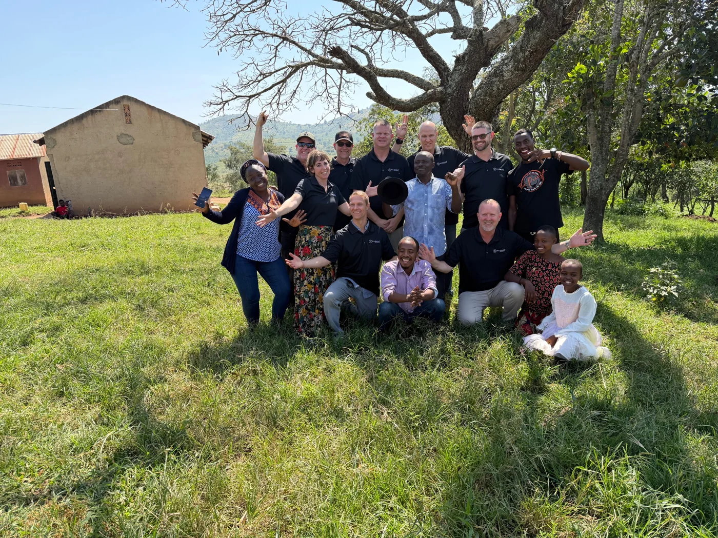 Members of the visiting team in Uganda, January 2026.