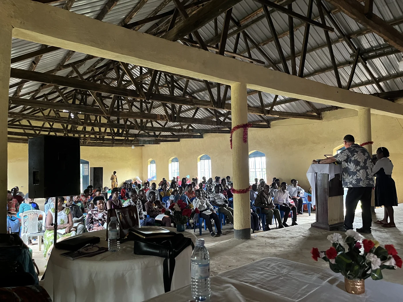A pastors’ gathering during the January 2026 visit.